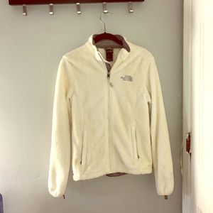 white northface fleece